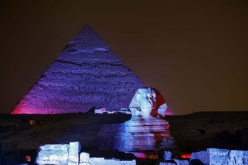 Sound and Light show at Giza Pyramids