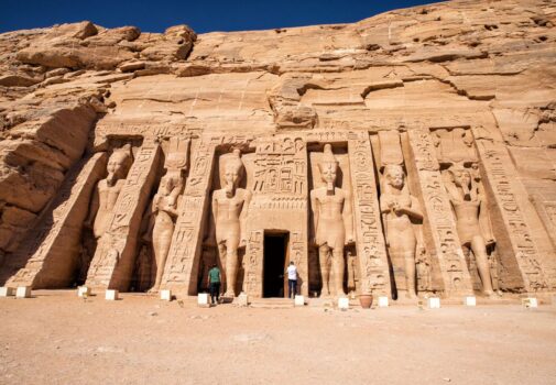The Temple of Queen Nefertari at Abu Simbel